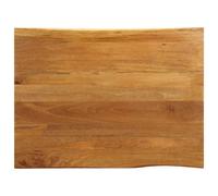 vidaXL Table Top Live Edge Replacement Board Dining Table Top Solid Wood Mango