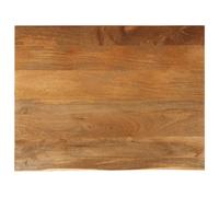 vidaXL Table Top Live Edge Replacement Board Dining Table Top Solid Wood Mango