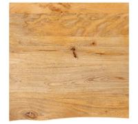 vidaXL Table Top Live Edge Replacement Board Dining Table Top Solid Wood Mango