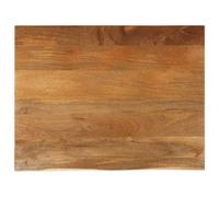 vidaXL Table Top Live Edge Replacement Board Dining Table Top Solid Wood Mango