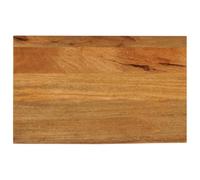 vidaXL Table Top Live Edge Replacement Board - Solid Mango Wood - Dining - 40x20x2.5cm - Brown - Living Room/Office Use