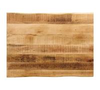 vidaXL Table Top Live Edge Replacement Dining Table Top Solid Wood Rough Mango