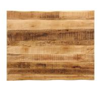 vidaXL Table Top Live Edge 90x80x2.5 cm Solid Wood Rough Mango