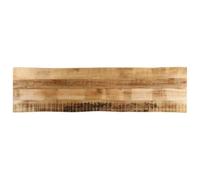 vidaXL Table Top Live Edge Replacement - Rough Solid Mango Wood Dining/Office Top 180x40x3.8cm