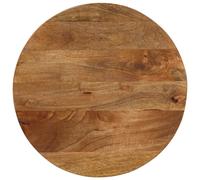 vidaXL Table Top, Dining Table Top for Home, Replacement Board for Side Table Dinner, Wooden Furniture Top, Round Solid Wood Mango