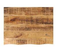 vidaXL Table Top Replacement Dining Table Top Live Edge Solid Wood Rough Mango