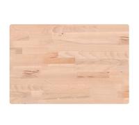 vidaXL Table Top Replacement Dining Table Top Rectangular Solid Wood Beech