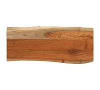 vidaXL Table Top Replacement Table Top Rectangular Solid Wood Acacia Live Edge