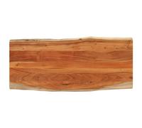 vidaXL Table Top Replacement Table Top RectangularÂ Solid Wood Acacia Live Edge
