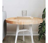 vidaXL Table Top Round Ø50x3 cm Solid Wood Pine
