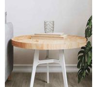 vidaXL Table Top Replacementn Desk Top Dining Table Top Round Solid Wood Pine