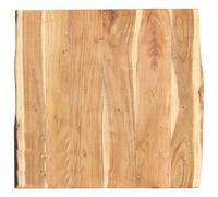 vidaXL Table Top Solid Acacia Wood 58x(50-60)x3.8 cm