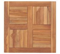 vidaXL Table Top Solid Teak Wood 60x60x2.5 cm