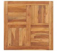 vidaXL Table Top Solid Teak Wood 70x70x2.5 cm