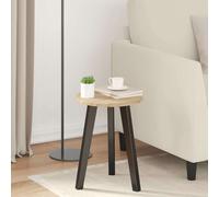 Table Top Round Sonoma Oak 30x30x1.5cm Engineered Wood Outdoor Durable Patio Use