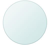 vidaXL Table Top Tempered Glass Round 700 mm