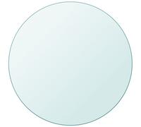 vidaXL Table Top Tempered Glass Round 800 mm NEW