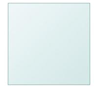 Vidaxl Table Top Transparent 50X50 Cm Tempered Glass Table Tops