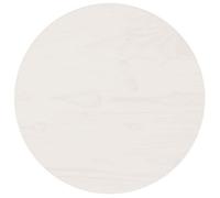 Vidaxl Table Top White 40X2.5 Cm Solid Wood Pine