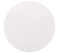 vidaXL Table Top White Ø90x2.5 cm Solid Wood Pine