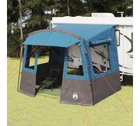 vidaXL Tailgate Tent for Caravan Rectangular Blue 352 x 250 x 240 cm