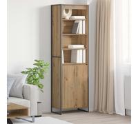vidaXL Tall Cabinets 2 pcs Artisian Oak 60 x 36 x 200 cm