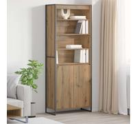 vidaXL Tall Cabinets 2 pcs Artisian Oak 79 x 36 x 200 cm