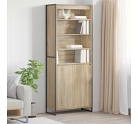 vidaXL Tall Cabinets Sonoma 79 x 36 x 200 cm Engineered Wood