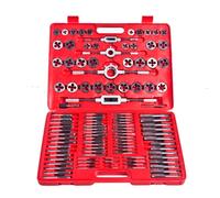 vidaXL Tap&Die Tool Set 111 piece Workshop Hand Car Vehicle Tools Wrench Case