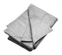 vidaXL Tarpaulin Garden Tarp Covering Ground Sheet Camping Cover Camping Tarp Tarpaulin for Indoor Outdoor Use 180 g/m² 3x6 m Grey HDPE