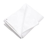 vidaXL Tarpaulin Garden Tarp Covering Ground Sheet Camping Cover Camping Tarp Tarpaulin for Indoor Outdoor Use 260 g/m² 4x5 m White HDPE