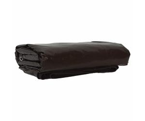 vidaXL Tarpaulin 650g / m² Brown 2 x 3 m Canvas with PVC Coating