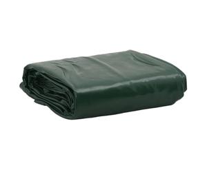 vidaXL Tarpaulin 650g / m² Green 5 x 5 m Canvas with PVC Coating