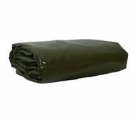 vidaXL Tarpaulin 650g / m² Olive Green 3 x 3 m Canvas with PVC Coating, Garden and Terrace, Waterproof Canvas Cover, Modern Durable Tarp, Universal Protector, All-Season Protection Sheet