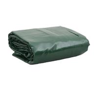 vidaXL Tarpaulin Cover Ground Sheet Waterproof Camping Tarp Green 600 g/mÂ²