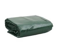 vidaXL Tarpaulin Cover Ground Sheet Waterproof Camping Tarp Green 650 g/m²