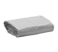 vidaXL Tarpaulin Grey 1.5x2.5m - Heavy-Duty PVC-Coated Canvas Cover for Furniture, Trailers, Boats, UV/Mould Resistant, Metal Eyelets