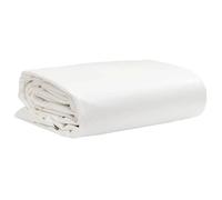 vidaXL Tarpaulin Cover Ground Sheet Waterproof Camping Tarp White 650 g/m²