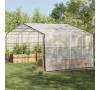 vidaXL Tarpaulin with Eyelets Transparent 4 x 8 m Polyethylene