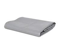 vidaXL Grey Tarpaulin 2x3m - Heavy-Duty Waterproof & UV- Cover - Ideal for Garden Furniture, Cars, Boats, Camping - Tear- with Metal Eyelets