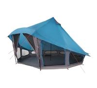 vidaXL Teepee Family Tent Blue 10 Person Waterproof