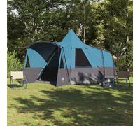 vidaXL Teepee Tent 8-Person with Roof Blue 720 x 465 x 295 cm