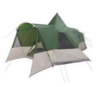vidaXL Teepee Tent with Roof with Storage Green 720 x 465 x 295 cm