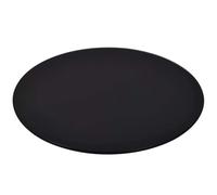 vidaXL Tempered Glass Table Top - Black Round Top for Dining, Coffee, Garden Tables, Easy to Clean and Scratch-Free, 400mm Diameter and 8mm Thick.