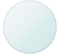 vidaXL Tempered Glass Table Top Replacement - Round 400mm - 8mm Thick, Clear & Durable