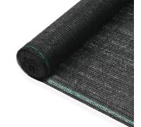 vidaXL Tennis Screen HDPE 1x100m Black Surround Privacy Windbreak Fence Screen