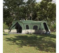 vidaXL Tent 16-Person with Roof with Storage Green 680 x 510 x 210 cm