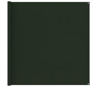 vidaXL Tent Carpet 200x400 cm Dark Green Outdoor Camping Hiking Rug Patio