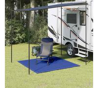 (blue, 250 x 250 cm) vidaXL Tent Carpet Outdoor Camping Hiking Rug Patio Accessory Picnic Tent