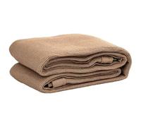 vidaXL Tent Carpet 250x250 cm - Taupe Outdoor Rug, Breathable Camping Groundsheet, HDPE Patio Mat with Eyelets, Customizable Size
